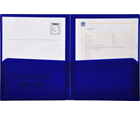 2-Pocket Plastic Folder, Midnight Blue (Dark Blue)
