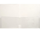CLEAR-LINE™ 2-Pocket Plastic Folder, Clear