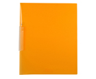 CLEAR-LINE™ Swing Lock Report Cover, Transparent Orange