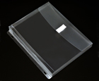 BIND-MASTER™ 
Plastic Binder Envelope with gusset, Clear