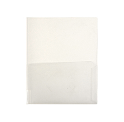 Clear 2-Pocket Plastic Folder, Clear Pocket Folder