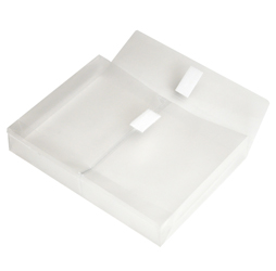 Clear Small Plastic Envelope with Velcro, 5 x 7 Envelope
