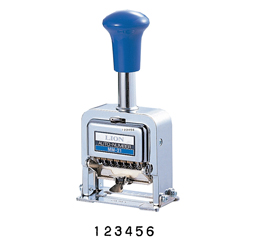 Heavy-Duty 6-digit Rubber faced Wheel Automatic Numbering Machine