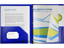 2-Pocket Plastic Folder with Fasteners, Blue Plastic Folder