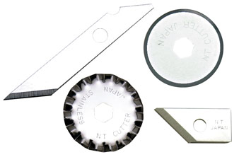BLADES FOR ART KNIVES, CIRCLE CUTTERS, ROTARY CUTTERS, MAT BOARD CUTTERS