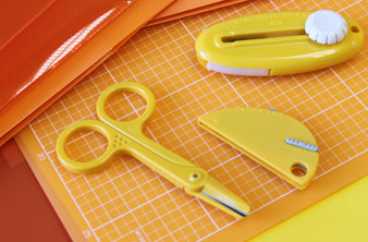 ORANGE/YELLOW OFFICE PRODUCTS