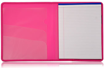 PLASTIC PADFOLIO WITH PAD