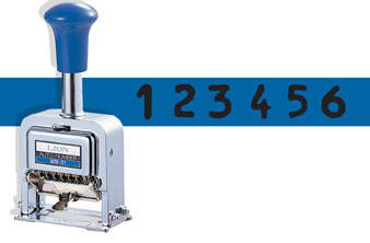 RUBBER FACED WHEEL AUTOMATIC NUMBERING MACHINE