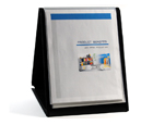 FLIP-N-TELL® 
Display Book-N-Easel, Letter, 20-pocket, Vertical