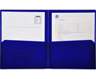 2-Pocket Plastic Folder, Midnight Blue (Dark Blue)