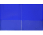 INSTA-COVER® 2-Pocket Presentation Folder, Dark Blue