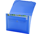 CLEAR-LINE™
13-pocket Poly Expanding File, Transparent Blue