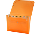 CLEAR-LINE™
7-pocket Poly Expanding File, Transparent Orange