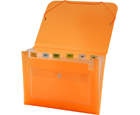 CLEAR-LINE™
7-pocket Poly Expanding File, Transparent Orange