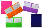 PLASTIC POCKET FOLDERS WITH 3-HOLE