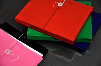 TWO-TONE OPAQUE POLY ENVELOPES