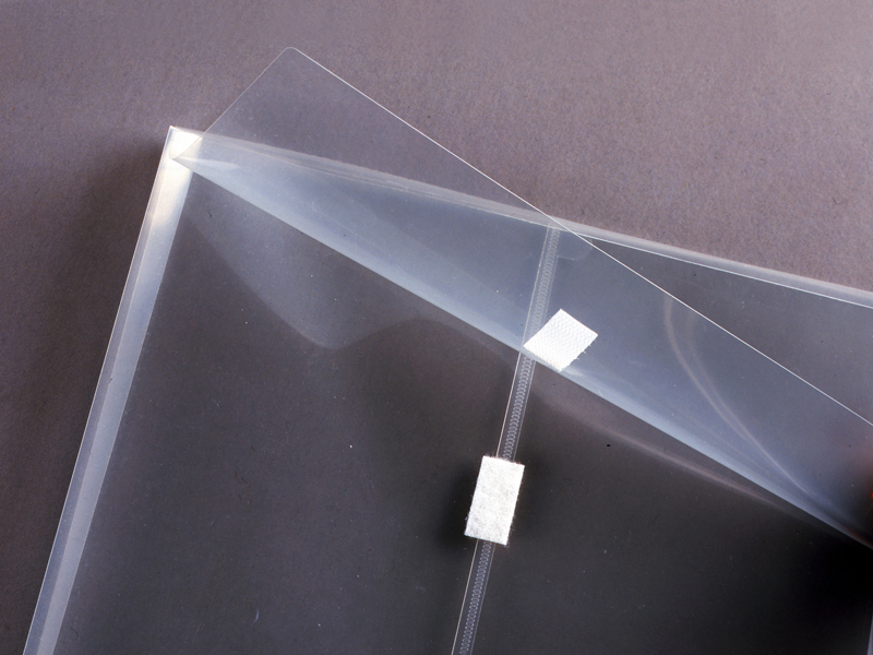 ENVELOPPE #BP12 FERMETURE VELCRO TRANSPARENTE - Papeterie Gilbert