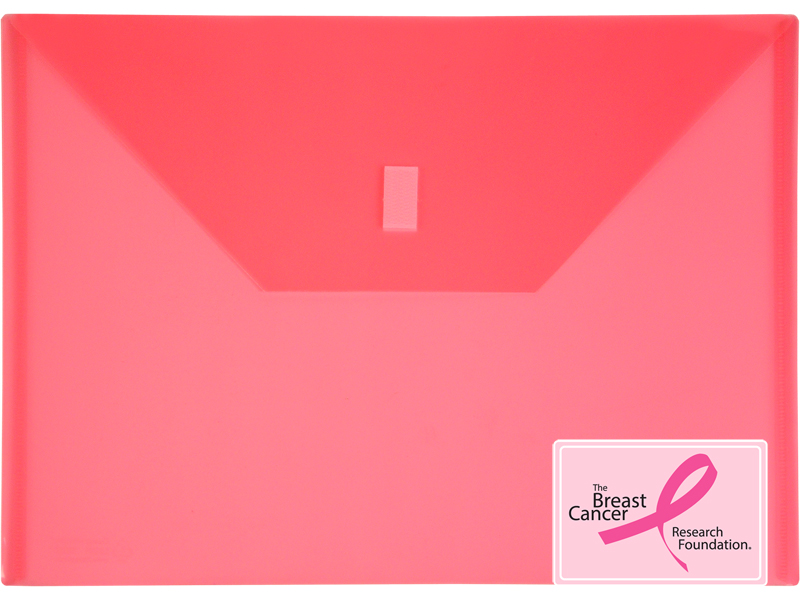 9-3/8 x 13 Inches Transparent Pink 22080-PK 1 Envelope Lion Design-R-Line Poly Envelope 