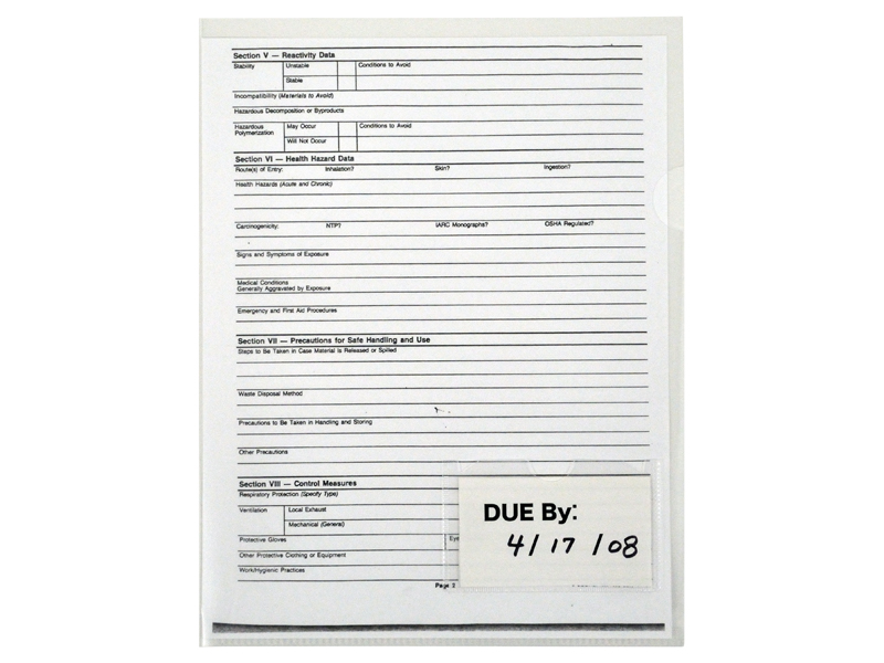LION Poly Project Folder, 11 X 17, Clear