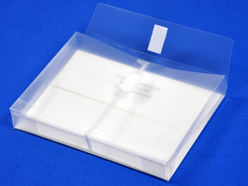 Clear Small Plastic Envelope with Velcro, 5 x 7 Envelope