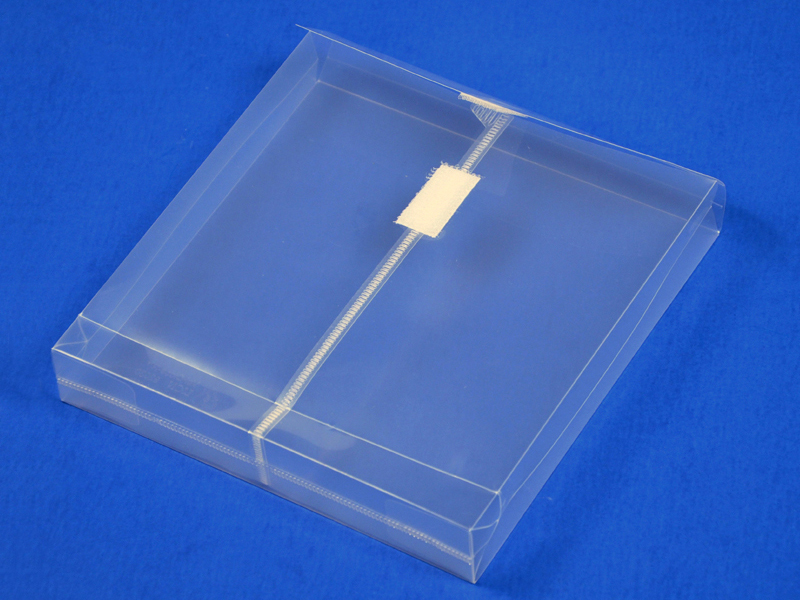 Clear Small Plastic Envelope with Velcro, 6 x 6 Envelope