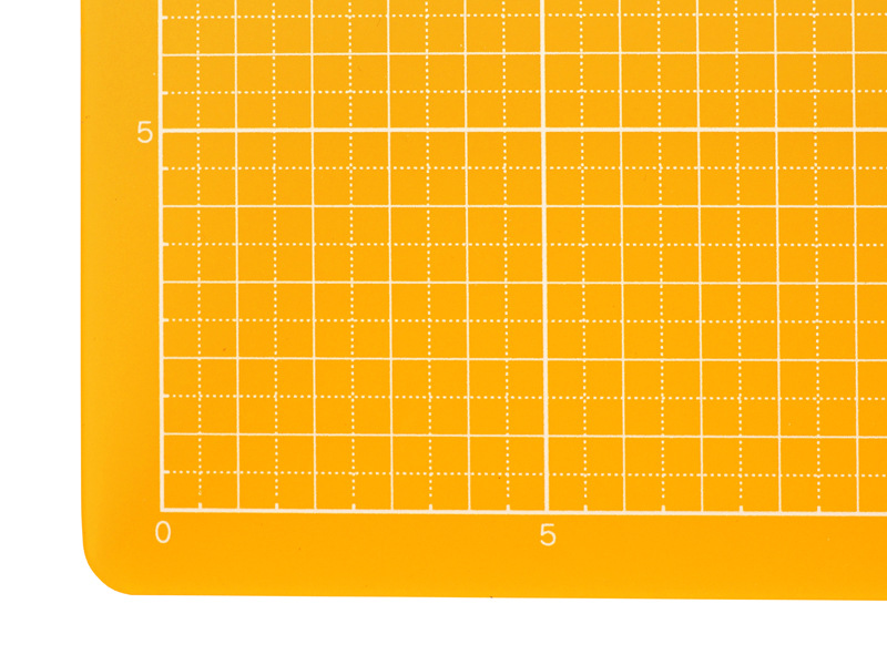 Colorful Translucent Cutting Mat 9 X 12 Translucent Orange