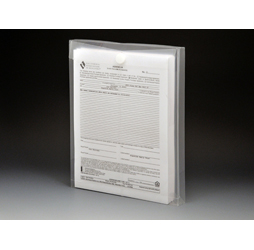 Clear Plastic Envelopes with Velcro, Letter Size Envelopes, Top