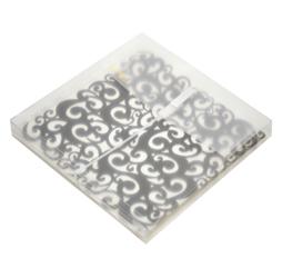 Clear Plastic Envelope with Velcro, 12 x 12 Envelopes