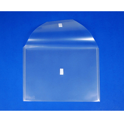 Clear Plastic Envelope with Velcro, A4 Size Envelope