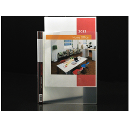 INSTA-COVER Presentation Display Book, 12-pocket, Black