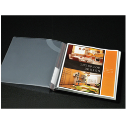 INSTA-COVER Presentation Display Book, 12-pocket, Black