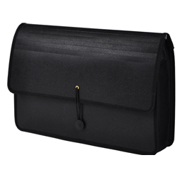 Poly Expanding Wallet, Black Legal Wallet