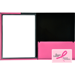 Framed View Pink Presentation Folders, Pink Pocket Folders