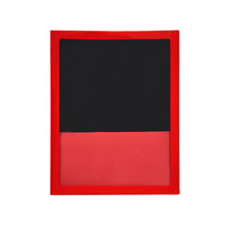 Framed View Red Presentation Folders, Red Pocket Folders