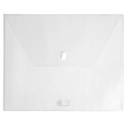 14 x 17 Clear Plastic Oversized Envelope with Velcro
