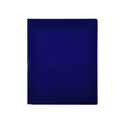 2-Pocket Plastic Folders, Blue Plastic Folders