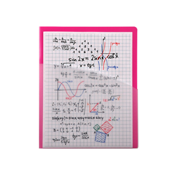 4-Pocket Folder, Hot Pink Pocket Folder