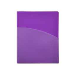 4-Pocket Folder, Purple Pocket Folder