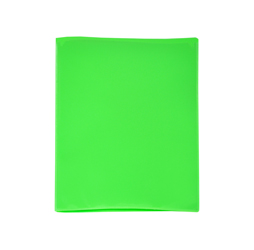 2-Pocket Green Presentation Folder, Green Plastic Folder