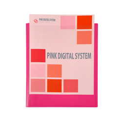 2-Pocket Pink Presentation Folder, Hot Pink Pocket Folder