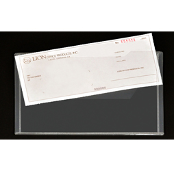 Clear Small Plastic Envelope with Velcro, 6 x 9 Envelope