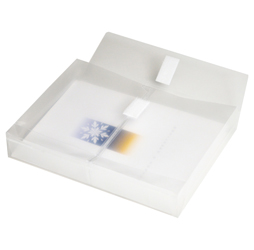 Clear Small Plastic Envelope with Velcro, 5 x 7 Envelope