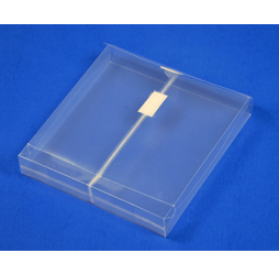 Clear Small Plastic Envelope with Velcro, 6 x 6 Envelope