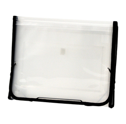 CLEAR-LINE INSTA-COVER 7-pocket Poly Expanding File, Clear