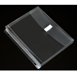 
Plastic Binder Envelope with gusset, Clear