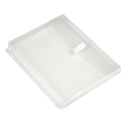 
Plastic Binder Envelope with gusset, Clear