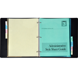 Plastic Index Dividers with View Cover, 8-tab