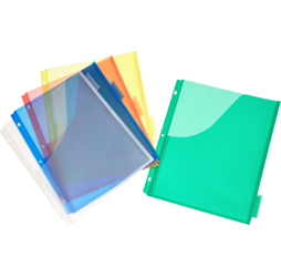 Plastic Expanding Pocket Dividers, 5-tab