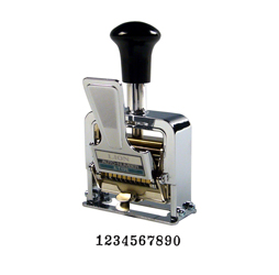 Heavy-Duty 10-digit Lever-Action Numbering Machine