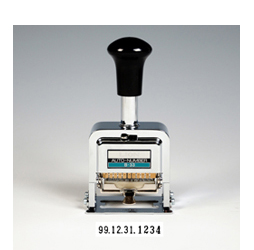 Automatic Numbering and Dating Machine, Date stamp